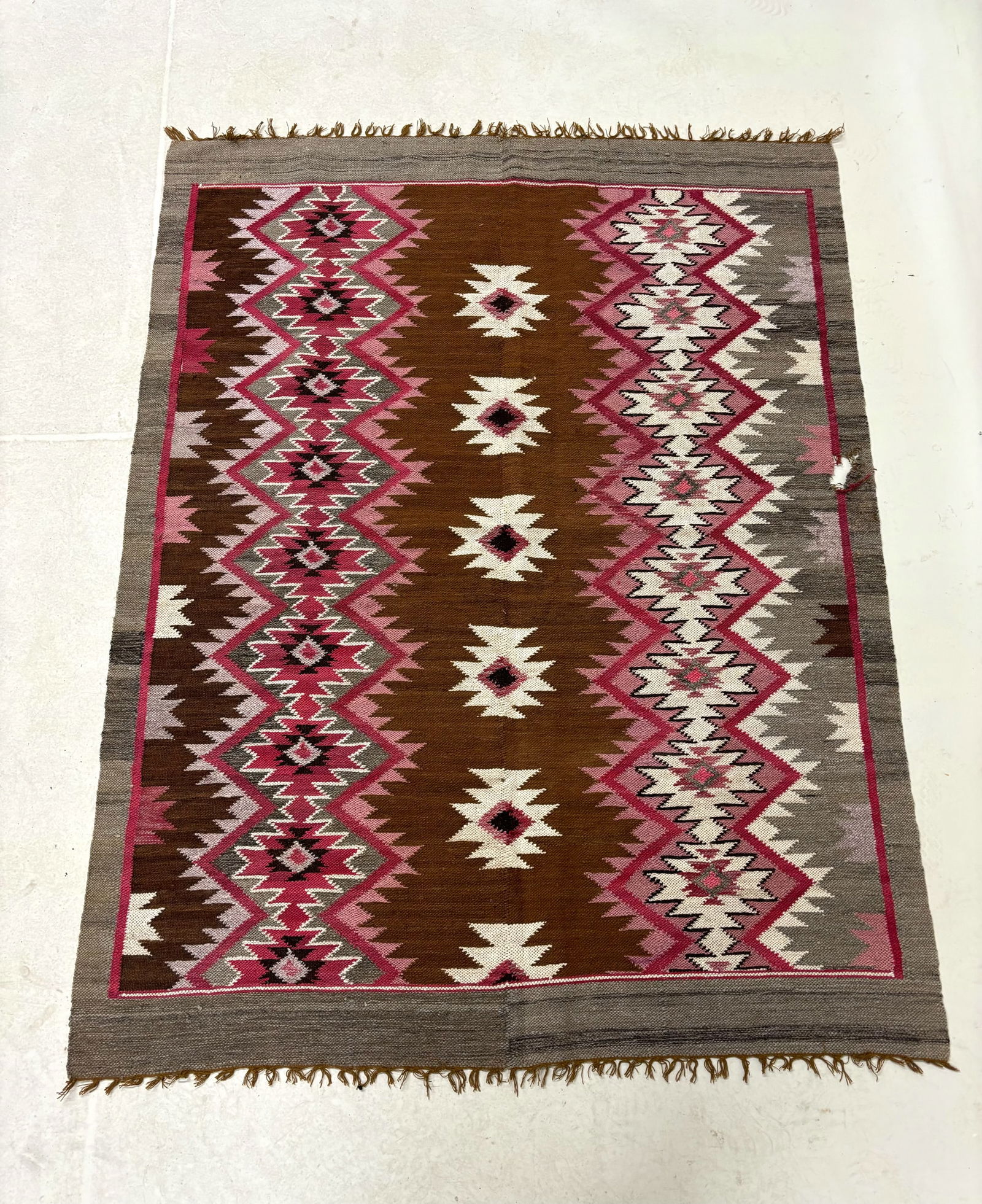 Two Vintage Kilim Area Rugs (1 of 9)