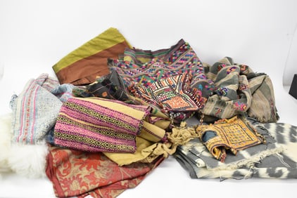 Group of Ethnographic Fabric and Textiles