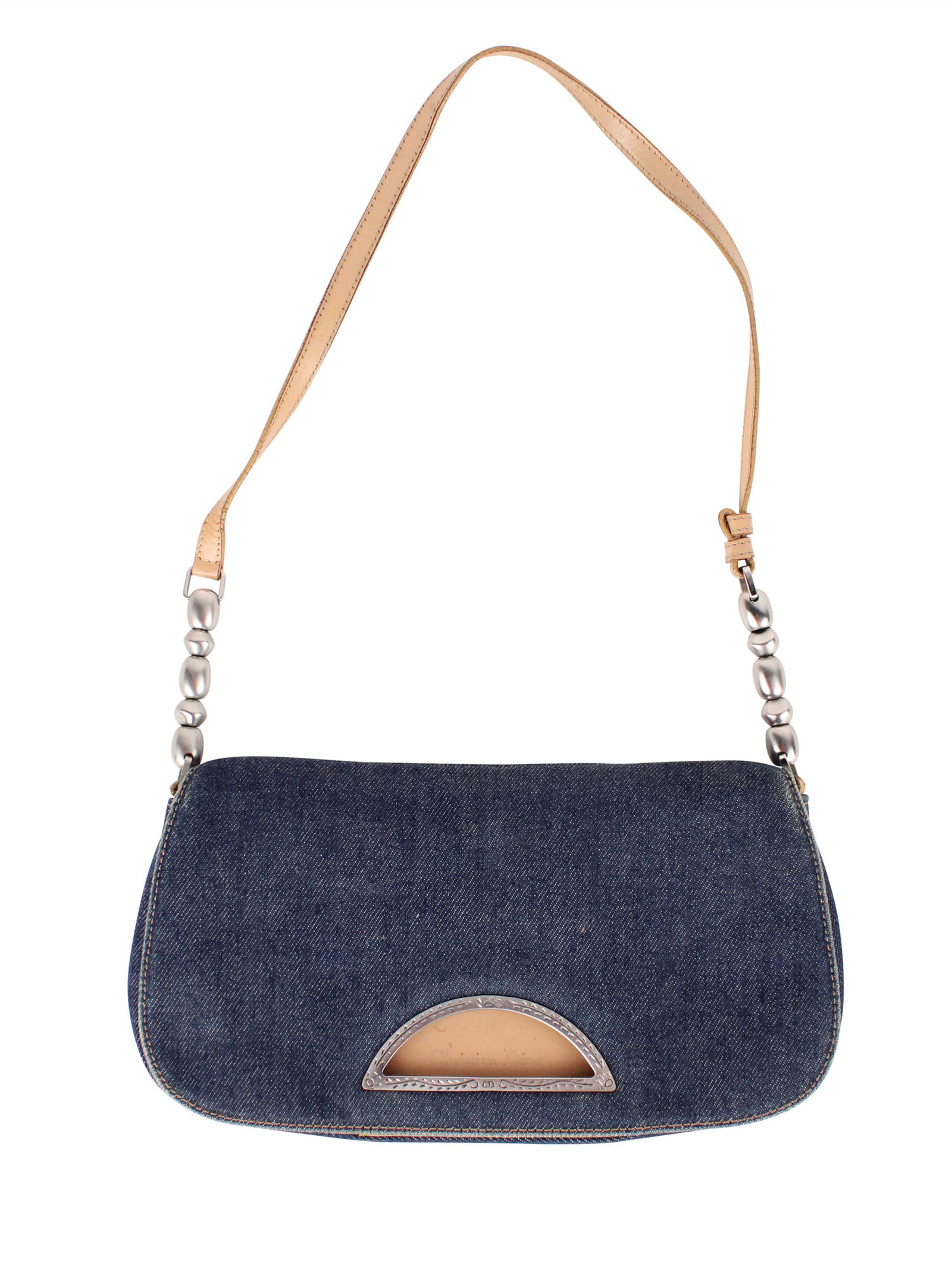 Christian Dior Denim Shoulder Bag (1 of 9)