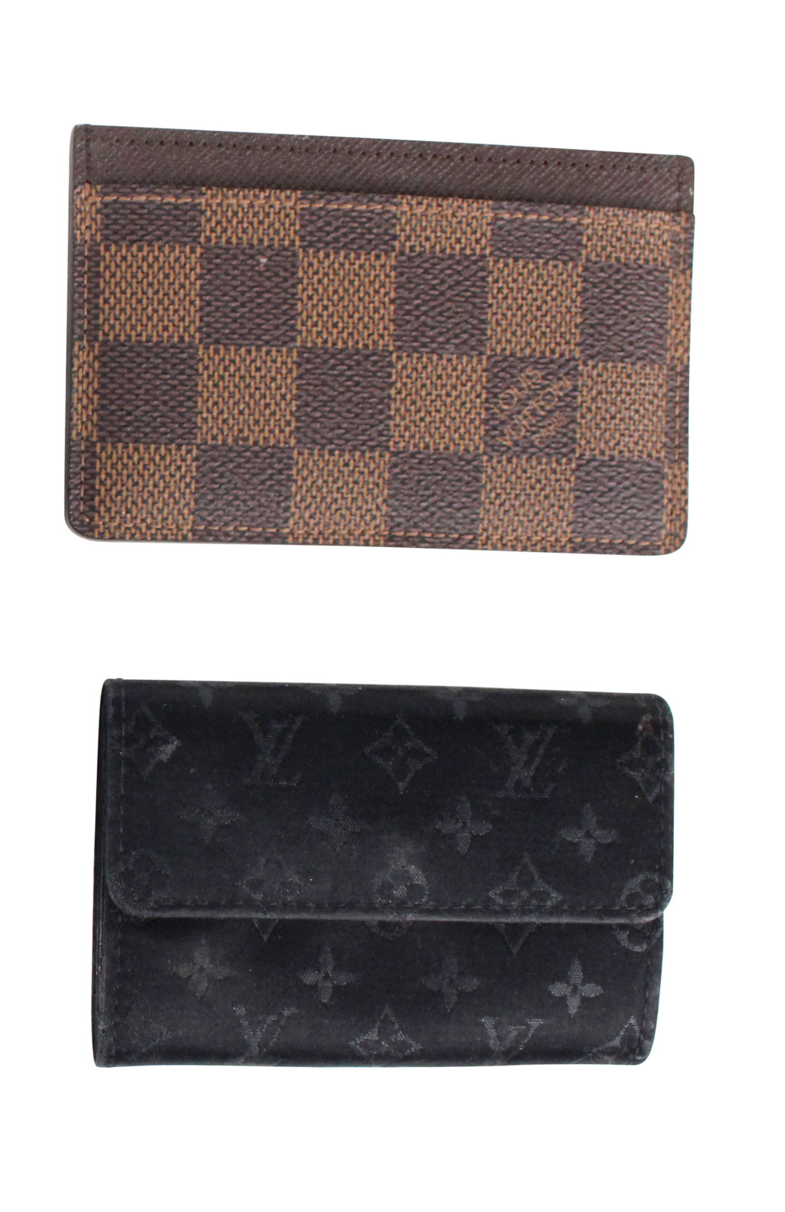 Louis Vuitton Black Monogram Satin Porte Monnaie Billets (1 of 11)