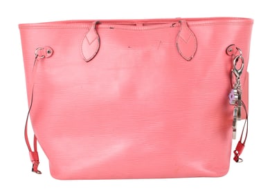 Louis Vuitton Coal Epi Leather Neverfull MM Tote Bag