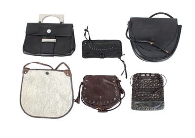 Marni Studded Brown Leather Bag