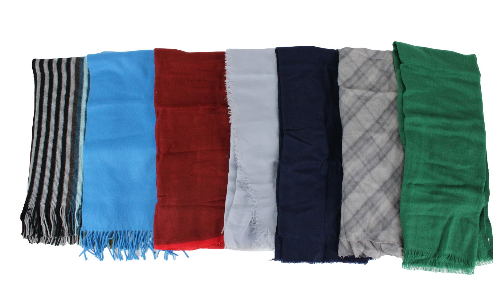 Eleven Assorted Knit Scarves (1 of 7)