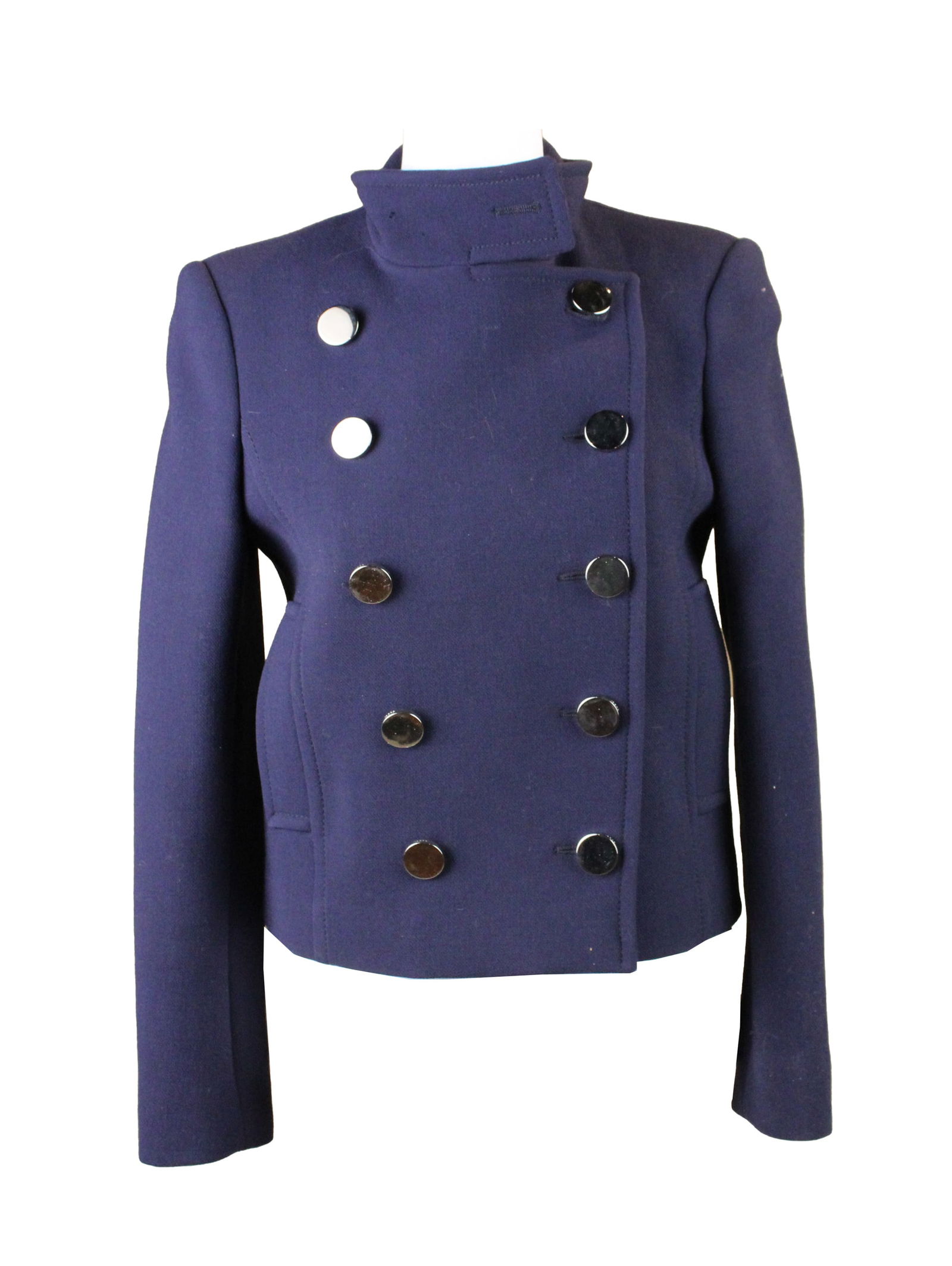 Gucci Women's Navy Blue Wool Blazer (1 of 6)