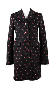 Gucci Pink Floral Decorated Coat