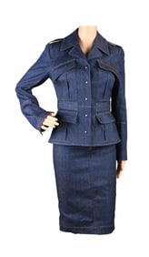 Tom Ford Denim Skirt Suit