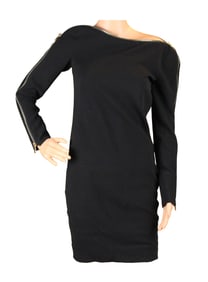 Emilio Pucci Black Long Sleeve Cocktail Dress