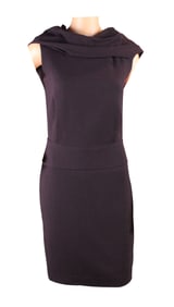 Alexander McQueen Purple Cocktail Dress