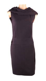 Alexander McQueen Purple Cocktail Dress: Alexander McQueen Purple Cocktail DressSize 38.Wear associated with use.Provenance: The Estate of Susan Chalom, New York, NY38 1/2 x 16 in. (97.8 x 40.6 cm.)