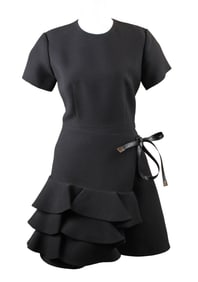 Louis Vuitton Black Short Sleeve Dress