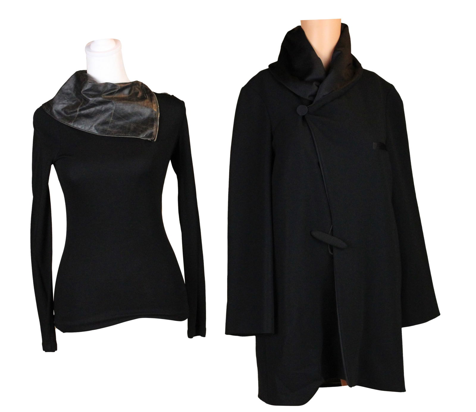 Jean Paul Gaultier Femme Black Swing Coat (1 of 11)