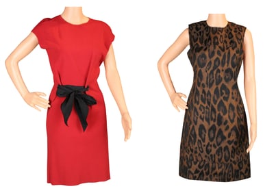 Two Lanvin Sleeveless Dresses