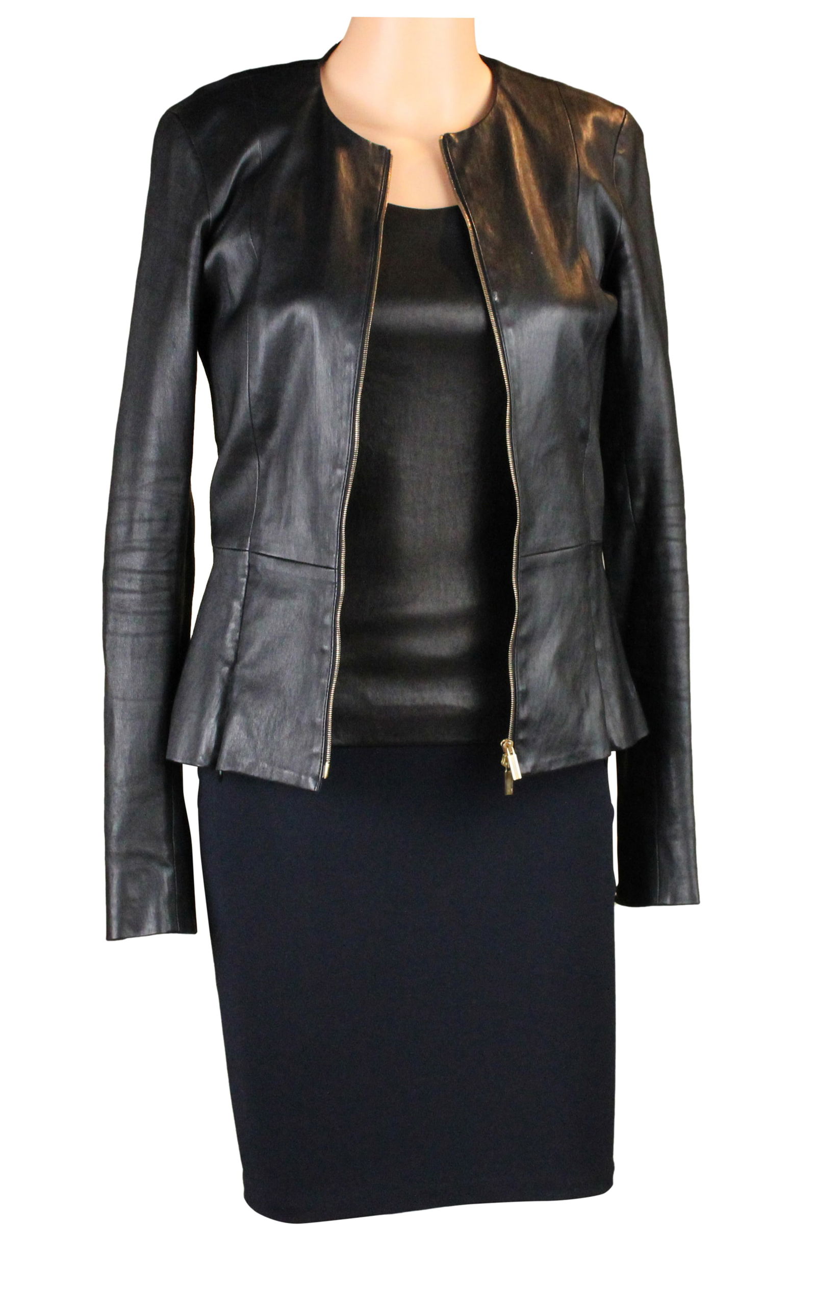The Row Black Leather Shirt and Jacket (1 of 10)