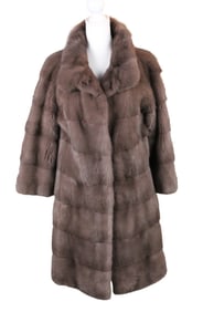 Taupe Fur Coat