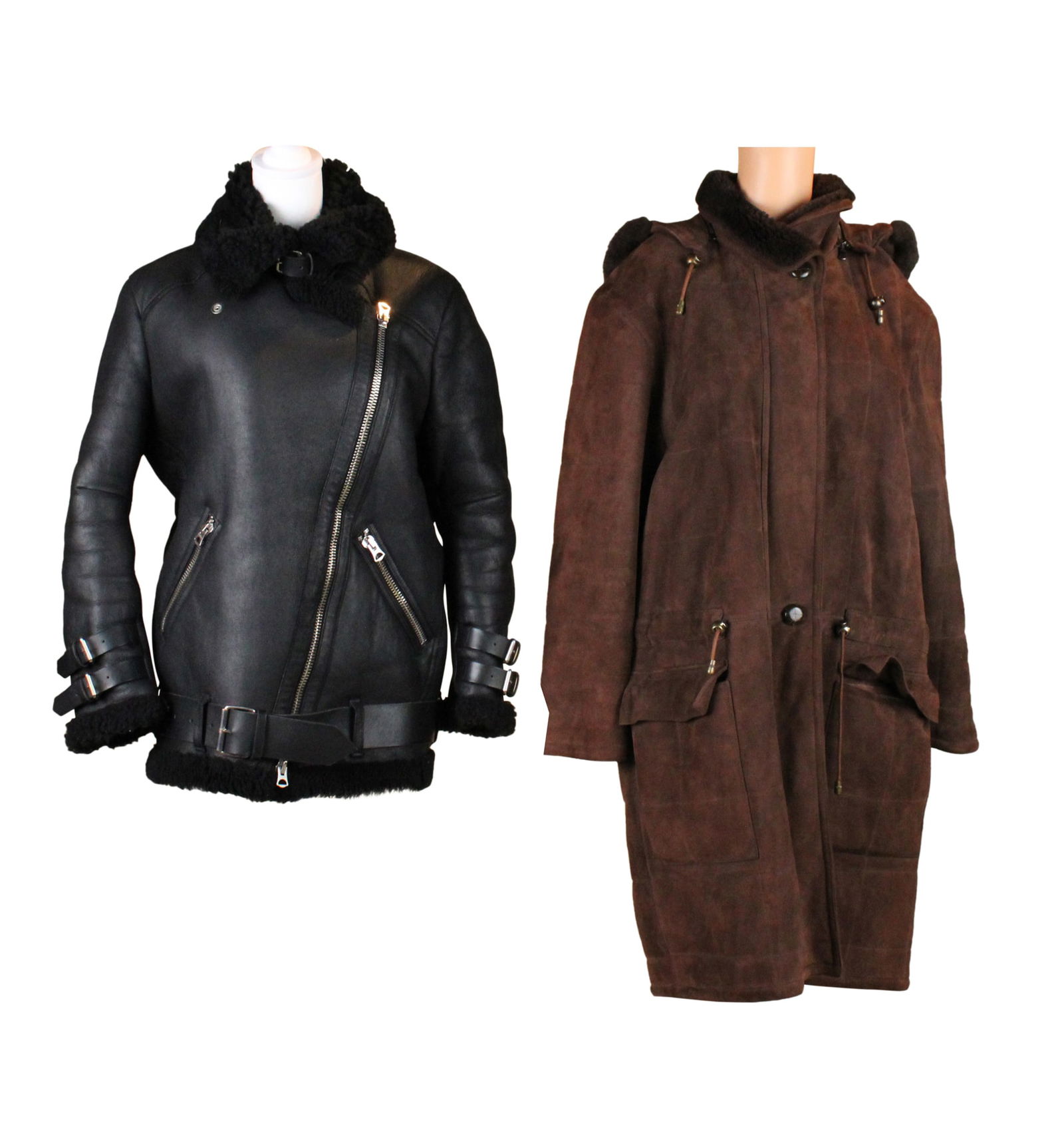 Two Shearling and Leather Jackets (1 of 13)