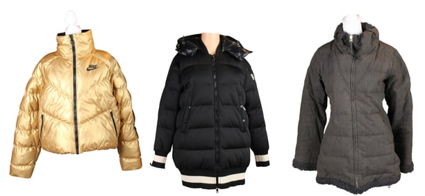 Moncler Black Down Filled Puffer Jacket