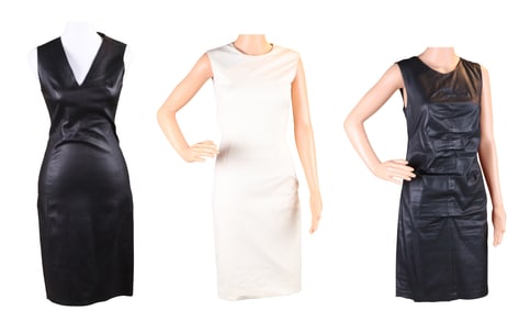 Narciso Rodriguez Lambskin Leather Dress