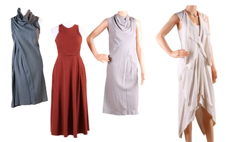 Rick Owens Gray Knit Dress