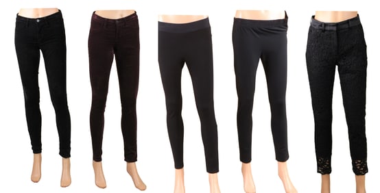 Five Pairs of Designer Pants