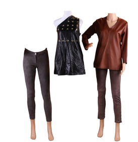 Two Pairs of Brown Suede Pants