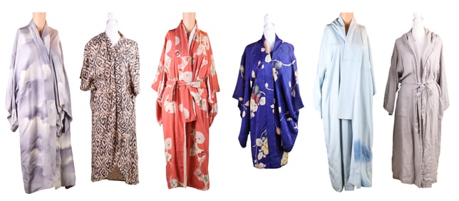 Six Robes and Kimonos