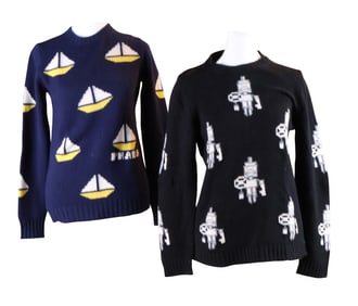 Two Prada Sweaters, Robots and Sailboats