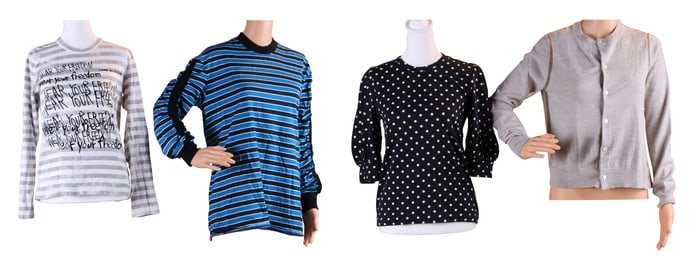 Three Comme des Garcons Knit Shirts