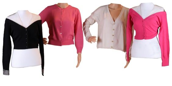 Two Alexander Wang Cropped Cardigans