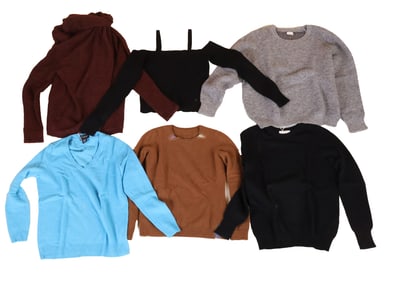 Six Designer Sweaters