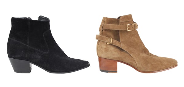 Two Pairs of Yves Saint Laurent Ankle Boots