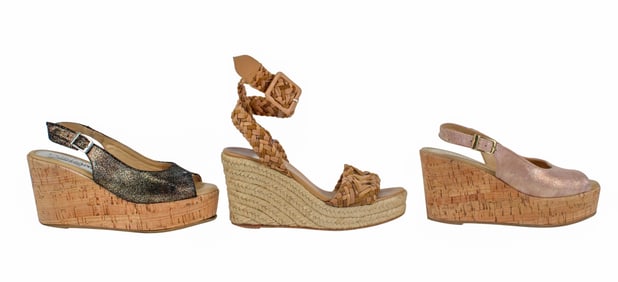 Pair of Hermes Tan Espadrilles