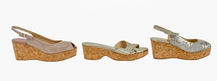 Three Pairs of Jimmy Choo Wedge Sandals
