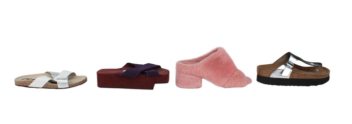 Pair of Phillip Lim Pink Shearling Mules