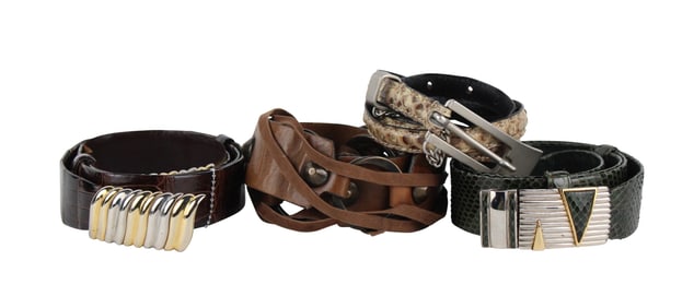 Two Judith Leiber Fashion Belts