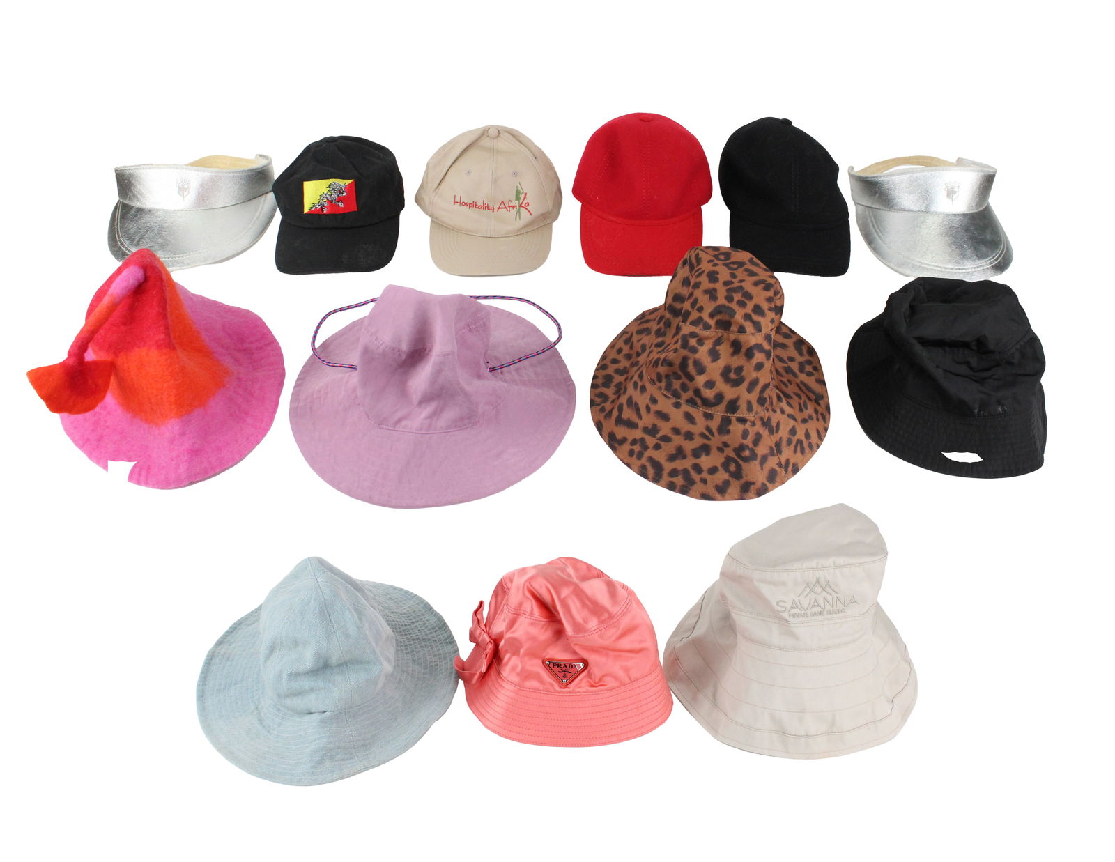 Prada Pink Silk Bucket Hat (1 of 12)