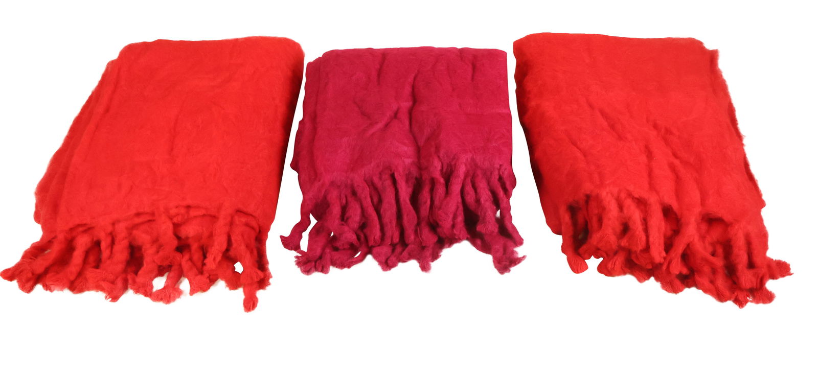 Three Red Mohair Blankets (1 of 7)