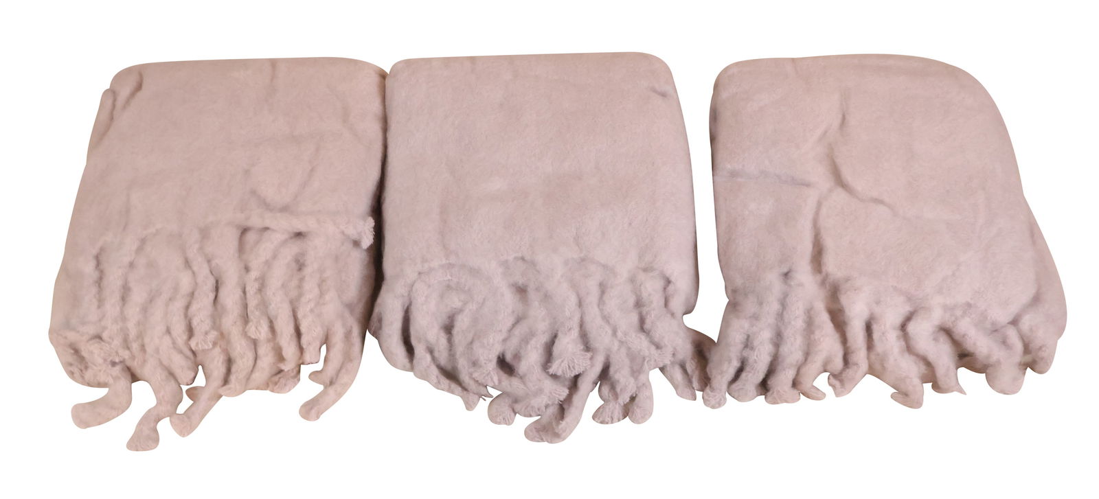 Three Grey Mohair Blankets (1 of 6)