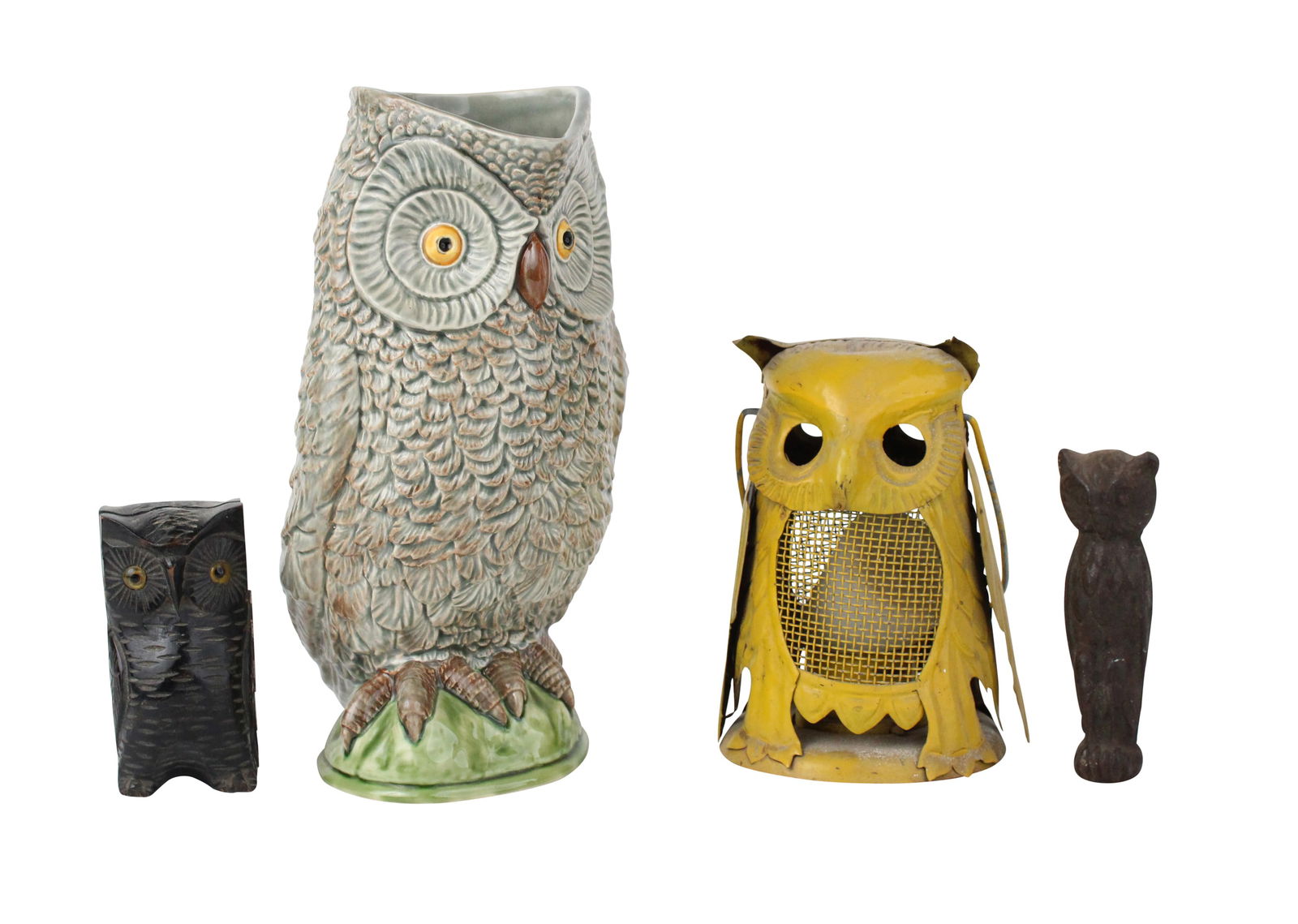Four Owl-Form Table Articles (1 of 10)