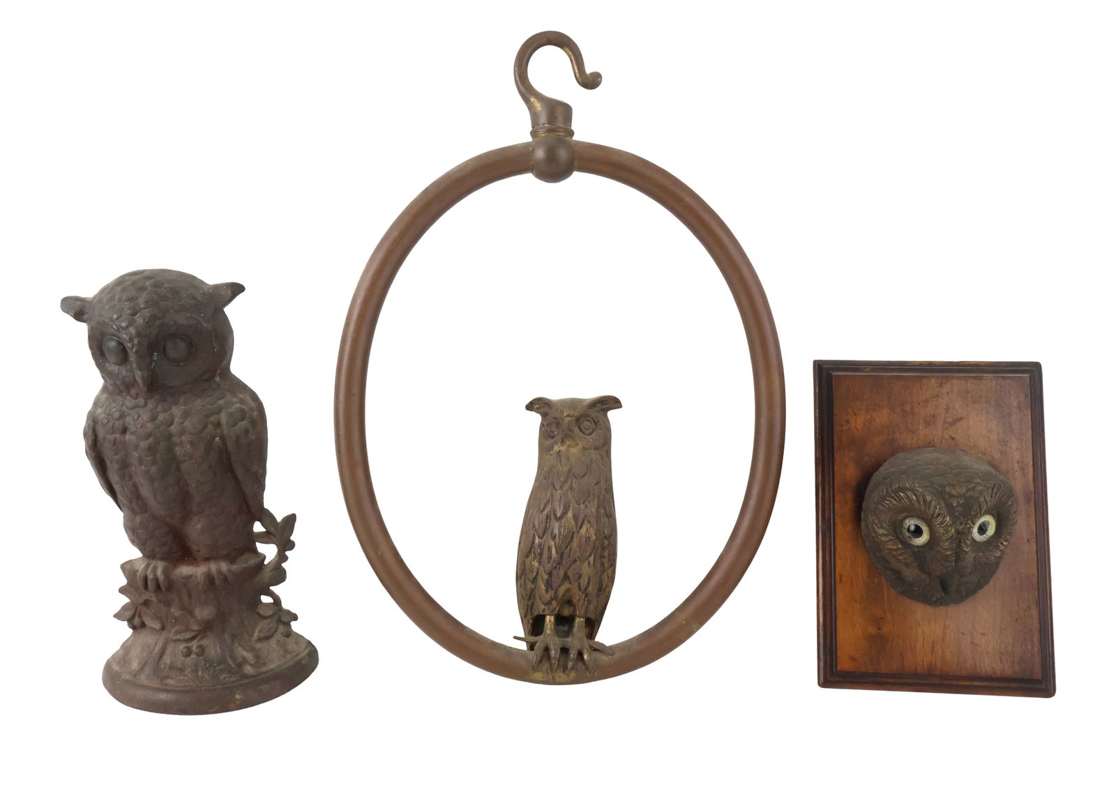 Owl-Form Cast Iron Doorstop (1 of 10)