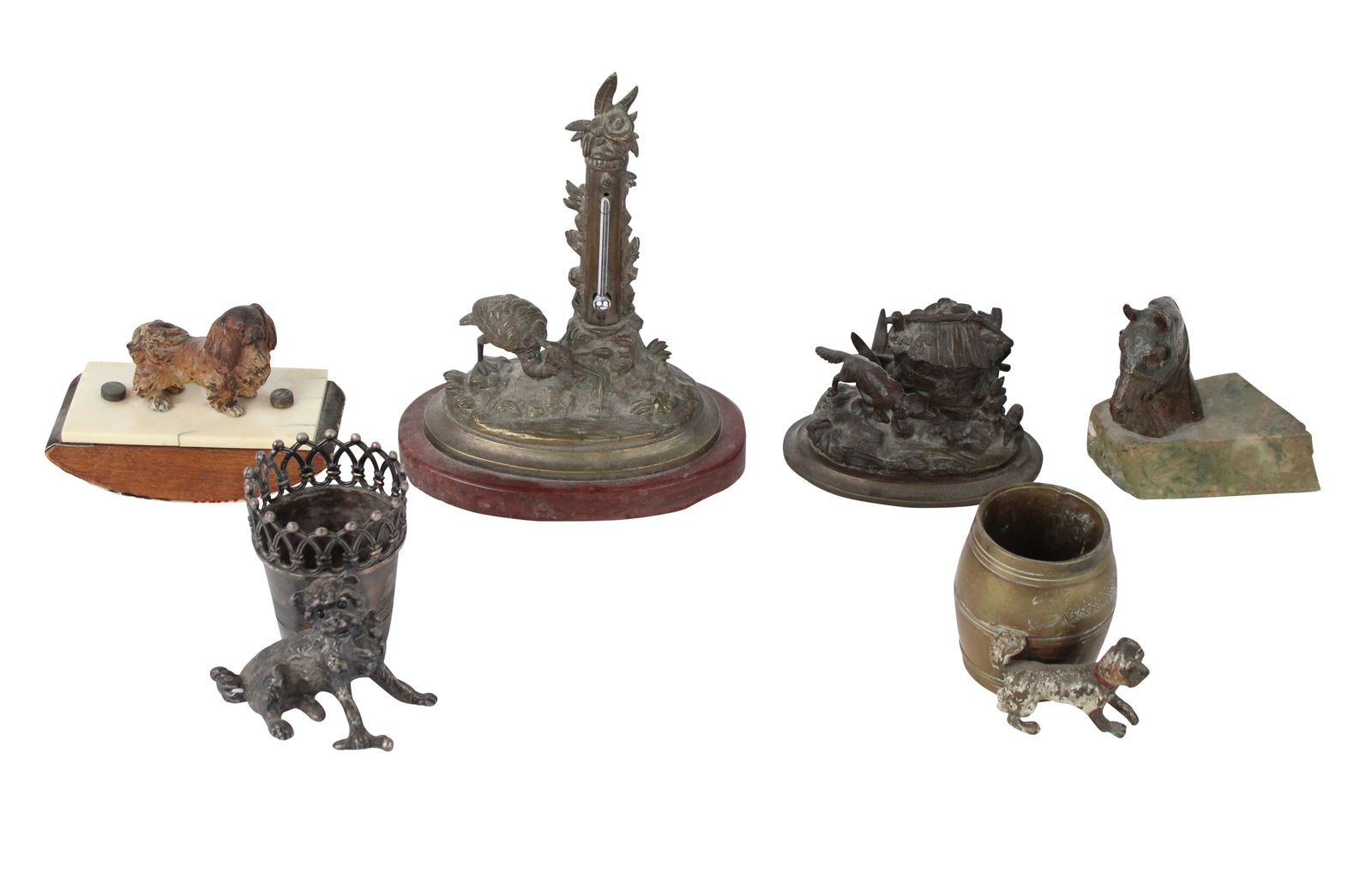 Six Animal Figural Desk Articles (1 of 17)