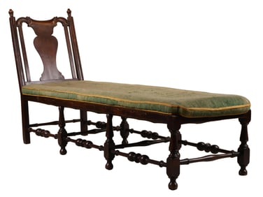 William and Mary Maple Daybed