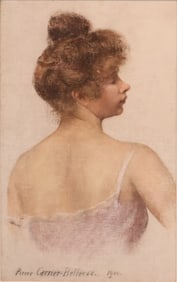Pierre Carrier-Belleuse, French 1851-1932, La Danseuse, Pastel on Canvas