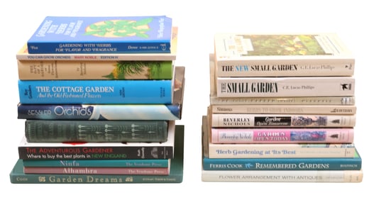Grouping of Gardening and Flower Arrangement Books