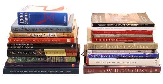 Assorted Antiques and Architecture Books