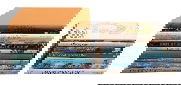 Books on Botany, Garden Design, and Flowers