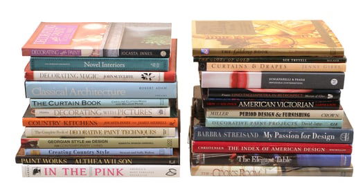 Assorted Books on Decor, Design and Furniture