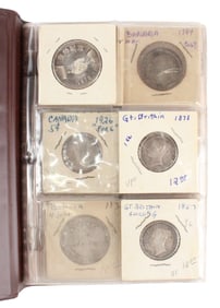 Group of Thirty-Nine Foreign Silver Coins