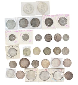 Group of Assorted Foreign Silver Coins