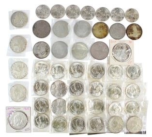 Group of Assorted Foreign Silver Coins