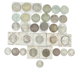 Group of Assorted Foreign Silver Coins